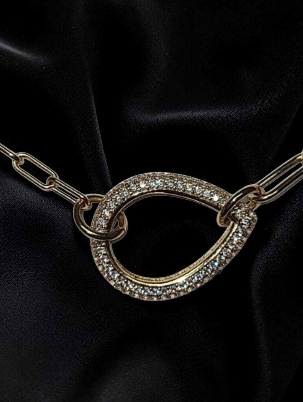 Bomb Party Fall 2023 Single Luxe Layer Gold Necklace NEW - Picture 2 of 3